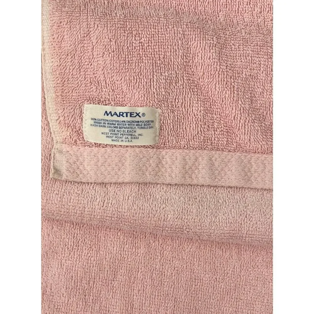 Set 3 Martex Peter Rabbit Pink Vintage Bath Towel Beatrix Potter‎ Naughty Peter